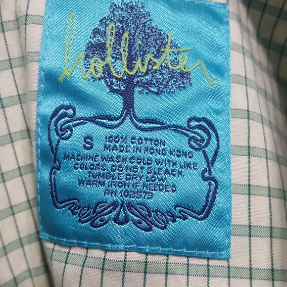 Hollister Long Sleeve Snap Button Shirt Size Small - Picture 4 of 4